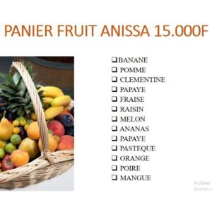 Paniers de fruits mixtes