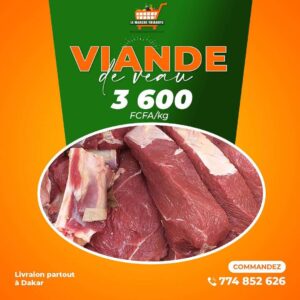 Viande de veau très tendre