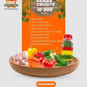 PANIER CRUDITE POUR REPAS FIN D'ANNEE