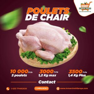 PACK REVEILLON DE 3 POULETS DE CHAIR
